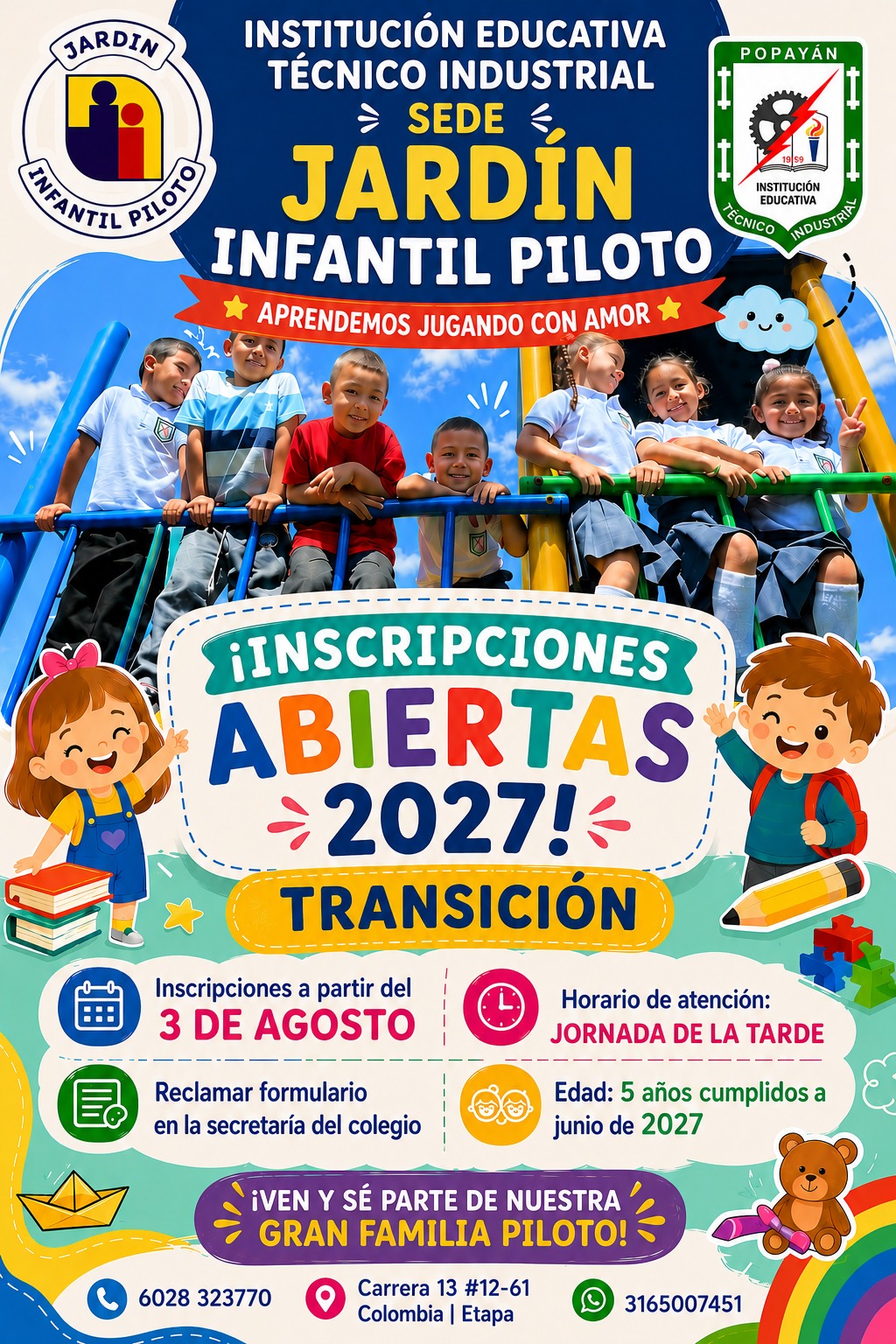 Matrículas 2027 — Jardín Infantil Piloto