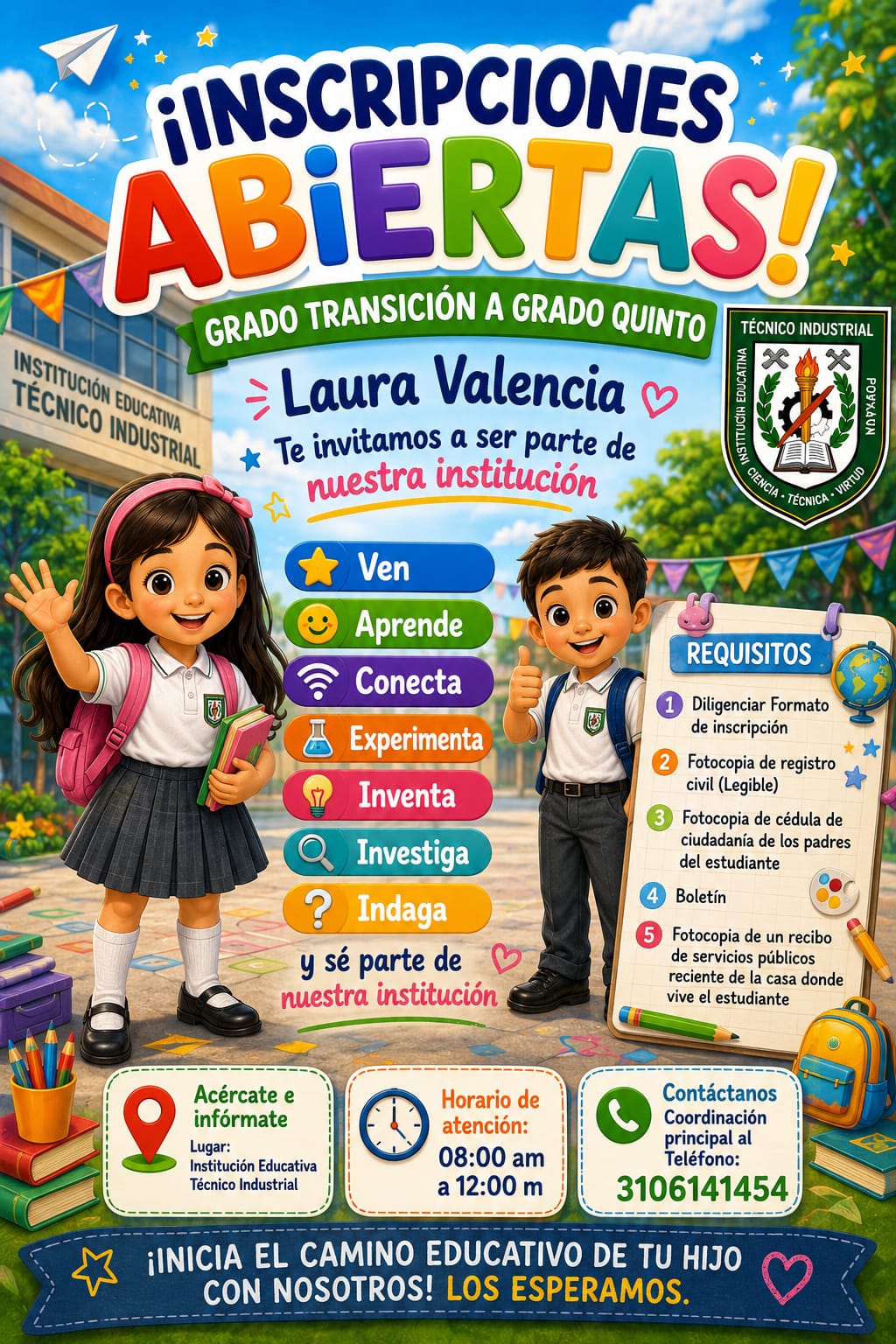 Matrículas 2027 — Sede Laura Valencia